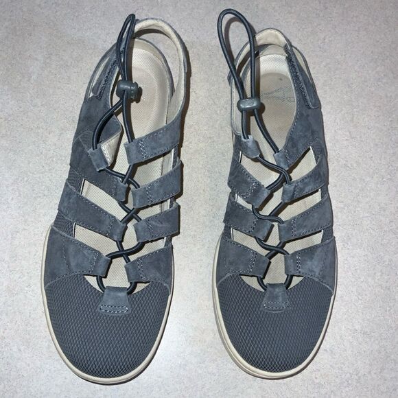 Dansko Women’s Sneaker Riona Slate Blue size 37 - Picture 3 of 8